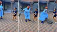 Cute video of energetic gogo and little girl dancing together leaves Mzansi amused and in disbelief