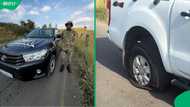 "What a lovely story": Security guard praised for changing tyre for stranded motorists in KZN