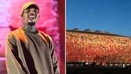 Chris Brown visits FNB Stadium ahead of concert, fans react: "I'll be there no matter what"
