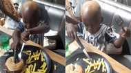 Woman shares little brother's dramatic use of fork and knife on his burger has Mzansi thoroughly amused