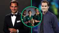 RWC: Springbok fans are fuming over former tennis player Roger Federer holding All Blacks jersey