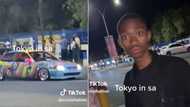 Honda civic pimped put like car in 'The Fast and the Furious: Tokyo Drift' amuses SA as bystanders sing movie's theme song