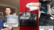 Man finds out Birkin gf wants is R1.8m so he made bag from scratch, TikTok of his hardwork has women going wild