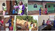 Lady demolishes widow’s old mud house, builds her a fine 3-bedroom apartment within 2 months