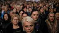 Serb women in Kosovo protest against 'ghettoisation'