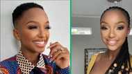 Nandi Madida stuns as host of Tyla's listening session