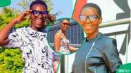 A woman amazed TikTok users as she went viral after showing herself physically building her own home