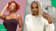 Mihlali Ndamase serves body and soft life goals in Dubai, fans react: "Minister of enjoyment"