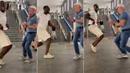 Old man amasses 3 million likes for keeping up with young man's energetic moves in viral dance video