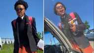 Girl's embarrassed reaction after being picked up in old car from school has SA bursting with laughter