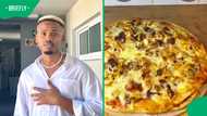 SA man’s homemade pizza creation has Mzansi asking questions about Debonairs