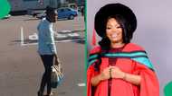 "Failure is definitely a stepping stone": SA applauds relentless lady with PhD before the age of 30