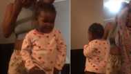 Baby dancing to amapiano on table with other kids, Mzansi stan girls' moves, "Girl in pampers is a mood"