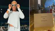 Somizi says bae bought him a whole table for V Day, throws hilarious shade at Lerato, SA in stitches