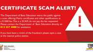 Fact check: You cannot buy an authentic matric certificate for 1k