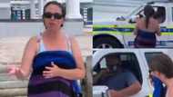 Peeps react to clip of unmasked woman getting upset over beach ban