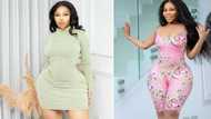 Tebogo Thobejane shows off famous curves in skimpy animal print bodysuit while on vacation in Namibia