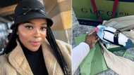 Beautiful lady shows off how bae spoiled her, SA reacts: "I'm finding myself your man"