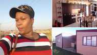 Woman stands strong after divorce, shows off beautifully decorated shack: Mzansi claps for her big win