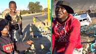 Faceless philanthropist BI Phakathi uplifts street vendor and kids selling toy cars in sweet video