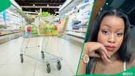 "Show us your slip": SA in disbelief seeing broke uni student's massive R650 grocery haul