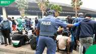 SAPS explains forced removal of immigrants outside Durban Central Police Station