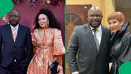 Leleti Khumalo’s outing with hubby drew attention to him, Tweeps react: “Mbongeni Ngema lookalike”