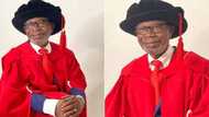 Mzansi congratulates George Ayisi Boateng, who bagged his PhD at 75