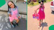 Little girl's looks before and after visiting grandma spark laughter in Mzansi