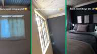 Young South African man renovates backroom to look like studio apartment, Mzansi people amazed