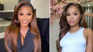 Khanya Mkangisa gets new Range Rover for her birthday, posts pic and video of black 4x4 car on Instagram