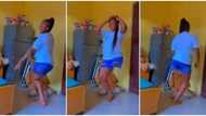 How did she do it? Beautiful lady with one leg drops her crutches as she dances, shakes waist in cute video