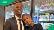 Gina Koffman and her partner Tsitsi Chiumya share sweet pictures of their new born baby