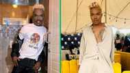 Somizi Mhlongo opens liquor store named after him, celebrates in epic photo