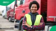 "Real boss lady": 21-year-old woman buys 5 hot pink Volvo trucks and starts logistics venture, SA impressed