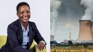 Eskom board member Busisiwe Mavuso was asked to behave at a meeting after blaming ANC for the utility's failures