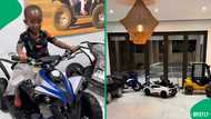 "Planned kids": Toddler’s impressive drifting in luxury mansion captivates Mzansi, SA reacts