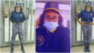 Lady who lost job due to Covid 19 works as security guard while studying for Master's, reveals challenges