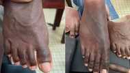 'Naked sneakers' have Mzansi in tears, 3 Twitter pics of realistic foot shoes go viral