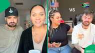 A South African–American couple compared everyday words, leaving Mzansi amused by the language differences