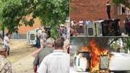 Farm murder protests: Demonstrators clash with police officials