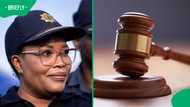 Acting National Commissioner Puleng Dimpane heads to court