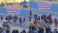 Curro Highschool TikTok sensation Mr Cooper hyped up at athletics event in 2nd viral video of school chanting his name