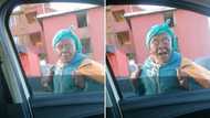 Witty gogo hilariously puts driver in his place after he told her to be quiet, SA left laughing out loud