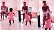 Mom tries feeding toddler in hilarious clip: "She's on a liquid diet"