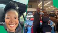 "She deserves so much more": Woman buys emotional mother a sleek car