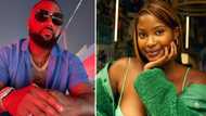 Cassper Nyovest mesmerised by former Big Brother Mzansi, Naledi Mogadime's beauty