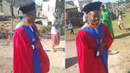 PhD graduate walks his kasi ito show off graduation gown, community applauds his huge achievement