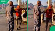 “Master Never Disappoints”: Mzansi React as Cop is left speechless by petrol attendant’s Zep dance