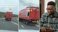 Video shows thug stealing from moving truck in broad daylight, Mzansi peeps left furious